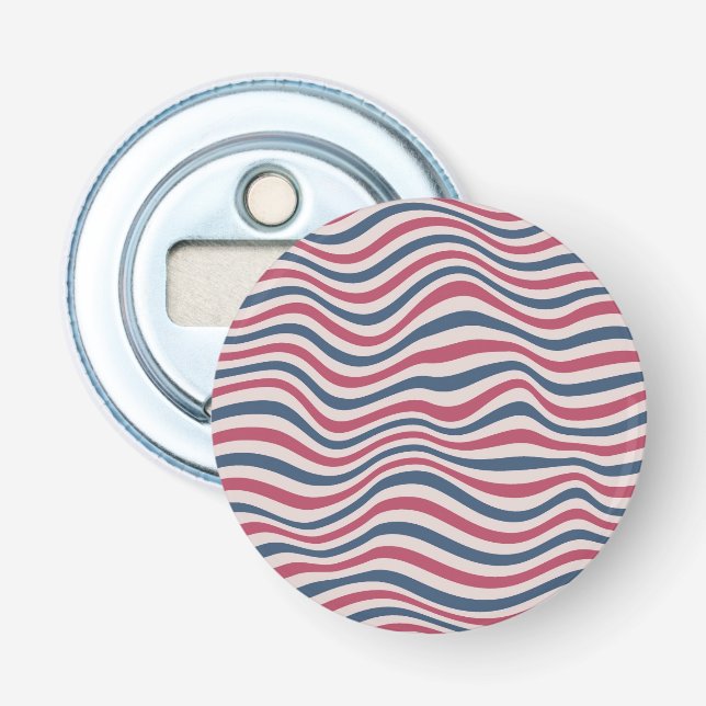 Gestreiftes Muster 2 Flaschenöffner (Vorderseite)