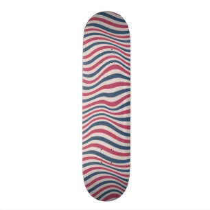 Gestreiftes Muster 2 Skateboard