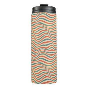 Gestreiftes Muster Thermosbecher