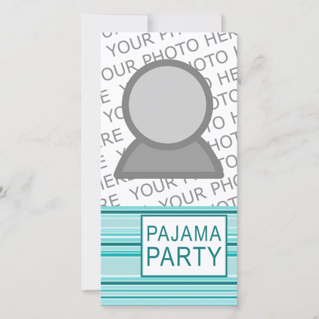 gestreiftes Pyjama-Party (Vorderseite)