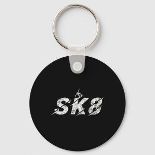 Gestresster Sk8 Skate Skater Kinder Jungen Mädchen Schlüsselanhänger