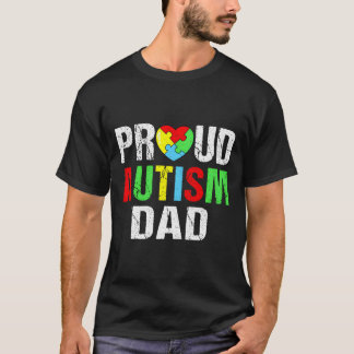 Gestresster stolzer Autismus-Vater Er Familie T-Shirt