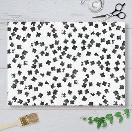 Gestresstes schwarzes Kreuz-Tissue-Papier Seidenpapier