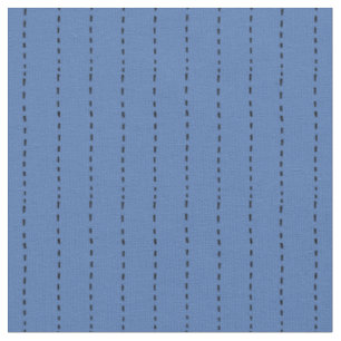 Gestrichelte Linien auf Blau Stoff