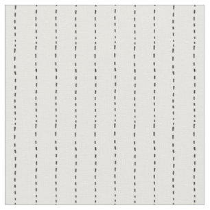 Gestrichelte Linien auf Weiß Stoff