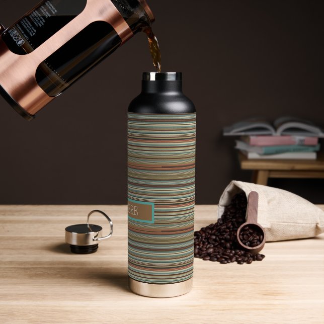 Gestrichen personalisieren trinkflasche (Kaffee)