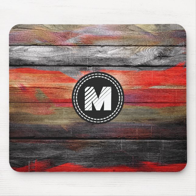 Gestrichene Holzfarben #6 Mousepad (Vorne)