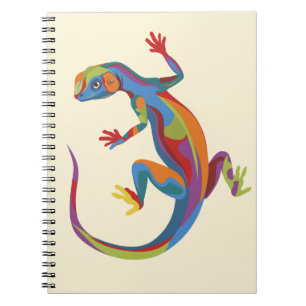 gestrichene Lizard Notizblock