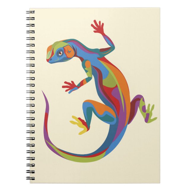 gestrichene Lizard Notizblock (Vorderseite)