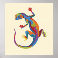 gestrichene Lizard