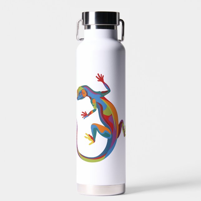 gestrichene Lizard Trinkflasche (Vorne)