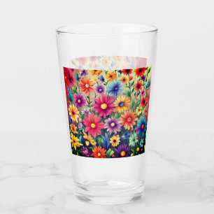 gestrichene Tage - Trinkglas Glas