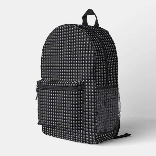 Gestricke Bedruckter Rucksack (Rückseitige Ecke Rechts)