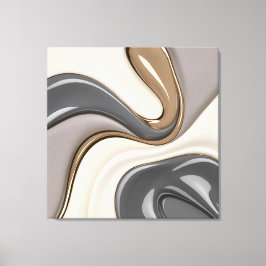 Gestricke Leinwand in stylischer Grafik