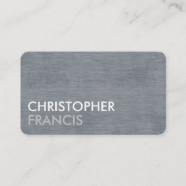 Gestrickte, anpassbare Visitenkarten aus Silber Visitenkarte