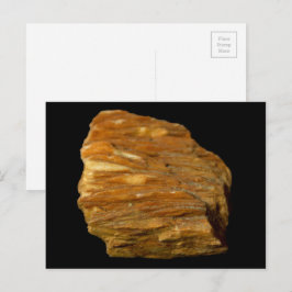 Gestrickte Barite Mineral Rock Nature Fotografy Postkarte