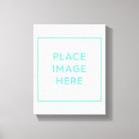 Gestrickte Canvas Print 8" x 10"