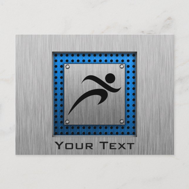 Gestrickte Metallausführung Postkarte (Vorderseite)