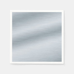 Gestrickte Silber-Look Hintergrundkunst Serviette
