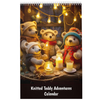 Gestrickte Teddy-Abenteuer – Kalender