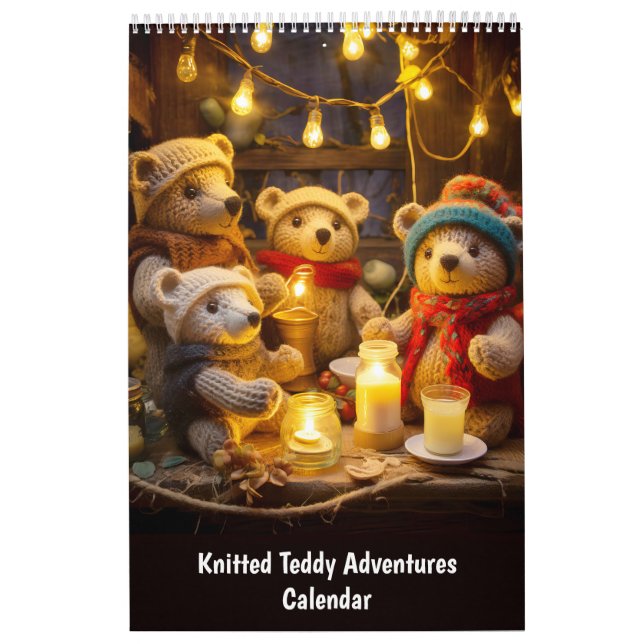 Gestrickte Teddy-Abenteuer – Kalender (Titelbild)