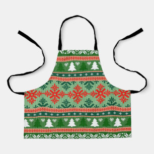 gestrickter hässlicher Weihnachtspulli Schürze