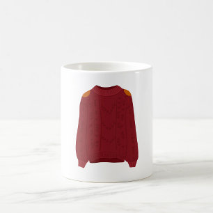 Gestrickter Pullover Kaffeetasse