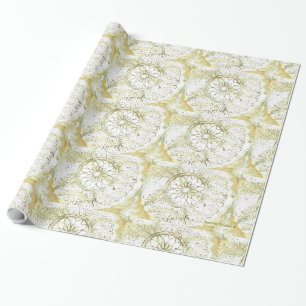 Gestricktes Doily Design Geschenkwrap Geschenkpapier