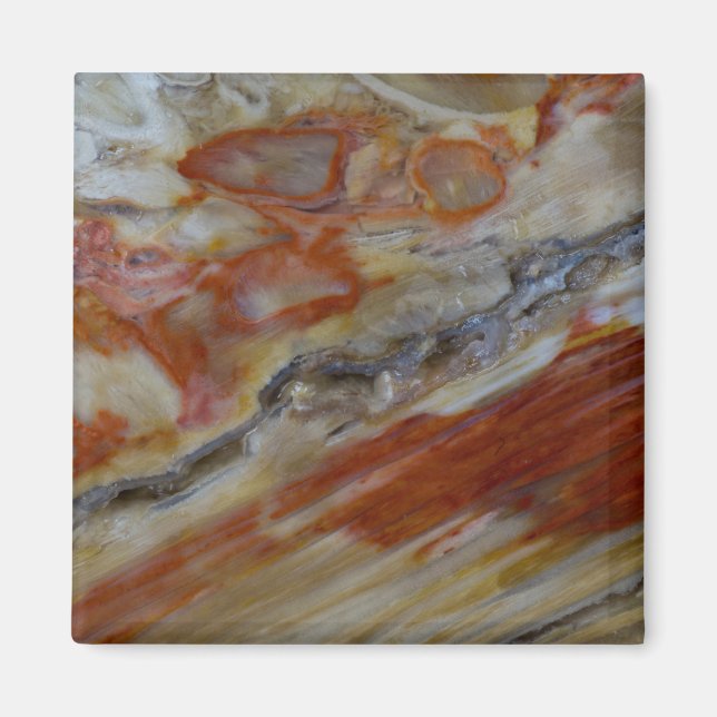 Gestricktes Holz Magnet (Vorne)