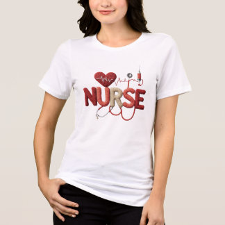 Gestricktes Krankenpflege-Sublimationsdesign mit H Tri-Blend Shirt