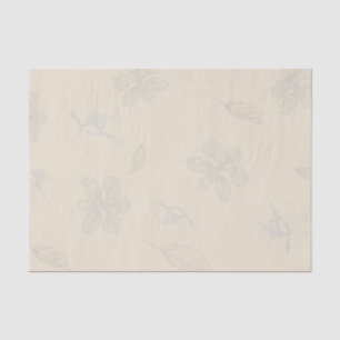 Gestücktes Dogwood Branches Parchment Seidenpapier