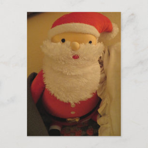 Gestühlter Santa Feiertagspostkarte