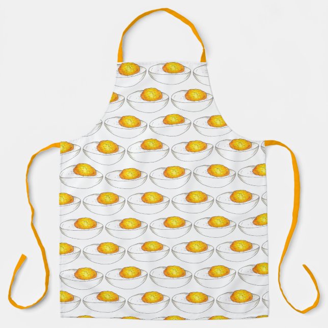 Gestütetes, ausgeweitetes Ei Sommer Picnic Food Schürze (Vorderseite)