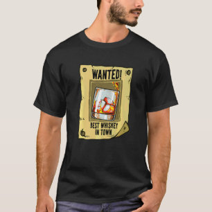 Gesucht Poster Bester Whiskey Trinker T-Shirt