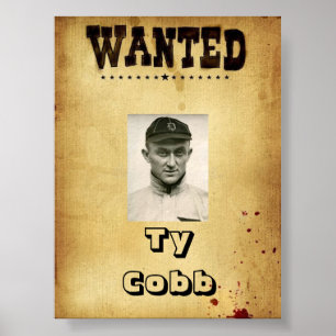 GESUCHT Ty Coob Druck, Wert Poster Papier (Matt)