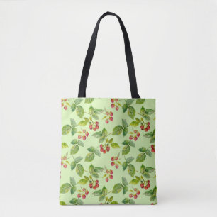Gesunde Berry: Himbeere Nahtlose Hintergrundbilder Tasche