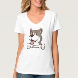 Gesunde Bissen für glückliche Hunde T-Shirt