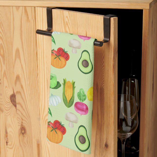 Gesunde Ernährung Geschirrtuch (Drittel gefaltet)