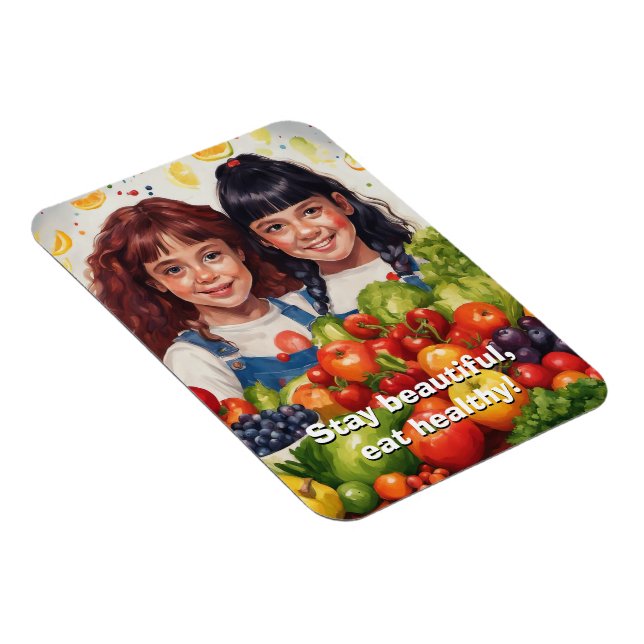 Gesunde Ernährung Magnet (Rechte Seite)