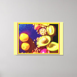 "Gesunde Ernährung" Niedliches Foto. Jetzt kaufen Leinwanddruck