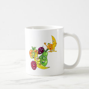 Gesunde Ernährungsfrucht Kaffeetasse