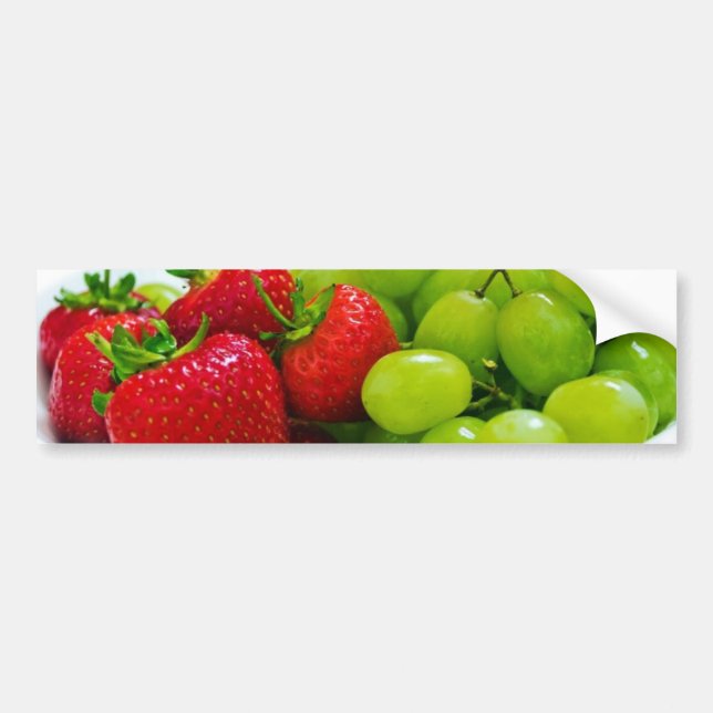 Gesunde Fruchtsalat-Schicksals-Geschenke Autoaufkleber (Vorne)