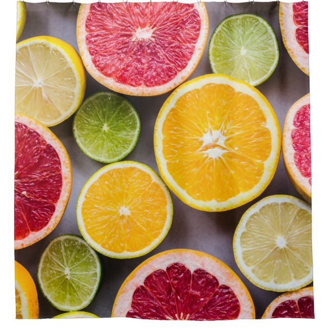 Gesunde Gemüse Duschvorhang (Vorderseite)