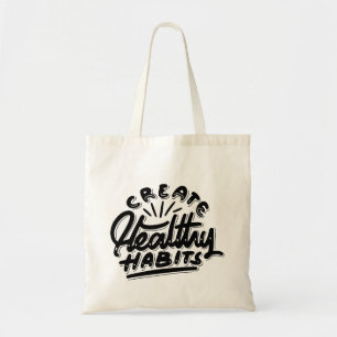 gesunde Gewohnheiten motivierend Design schaffen Tragetasche
