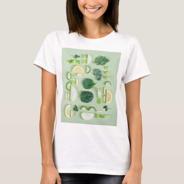 Gesunde Lebensmittel T-Shirt (Vorderseite)