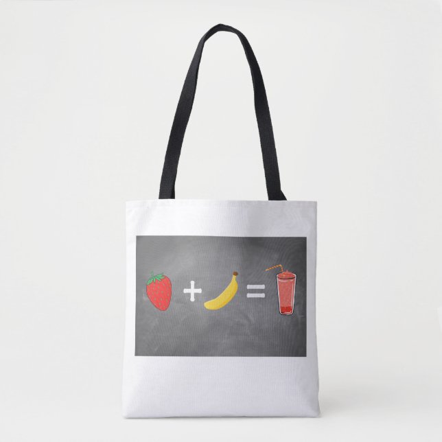 Gesunde Lebensweise Tasche (Vorderseite)