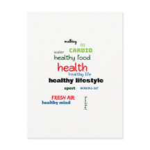 Gesunde Lebensweise Word Cloud