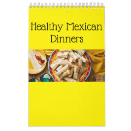 Gesunde mexikanische Mahlzeit Kalender