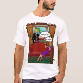 Gesunde Schokolade auf Shirtfront T-Shirt