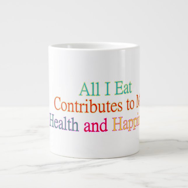 Gesunde Tasse essen 2 (Vorderseite)